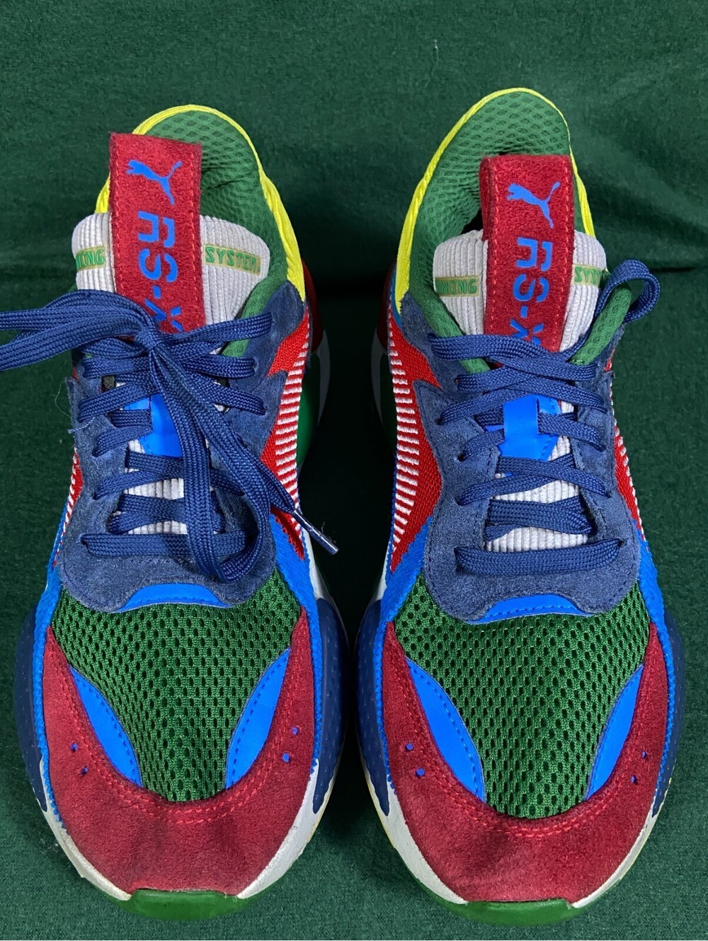 PUMA RS-X Market Multi Low Top Sz. 8.5 Mesh Sneakers Rubber Sole 374445-01 Retro